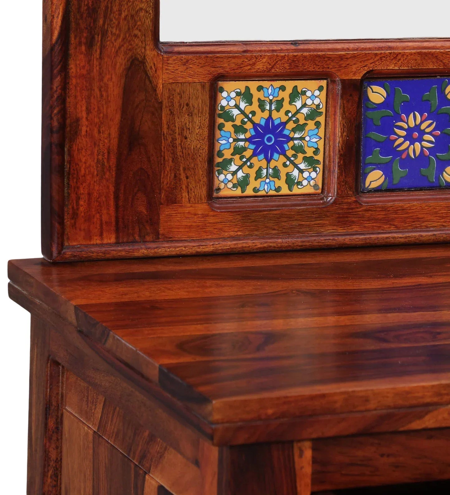 Sheesham Wood Dresser in Honey Oak Finish