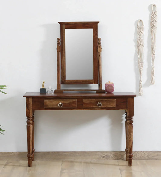 Sheesham Wood Dresser in Scratch Resistant Provincial Teak Finish