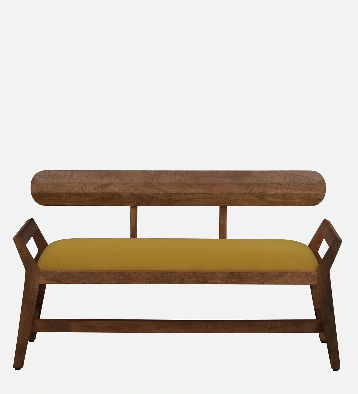 Mango Wood Settee In Natural Finish