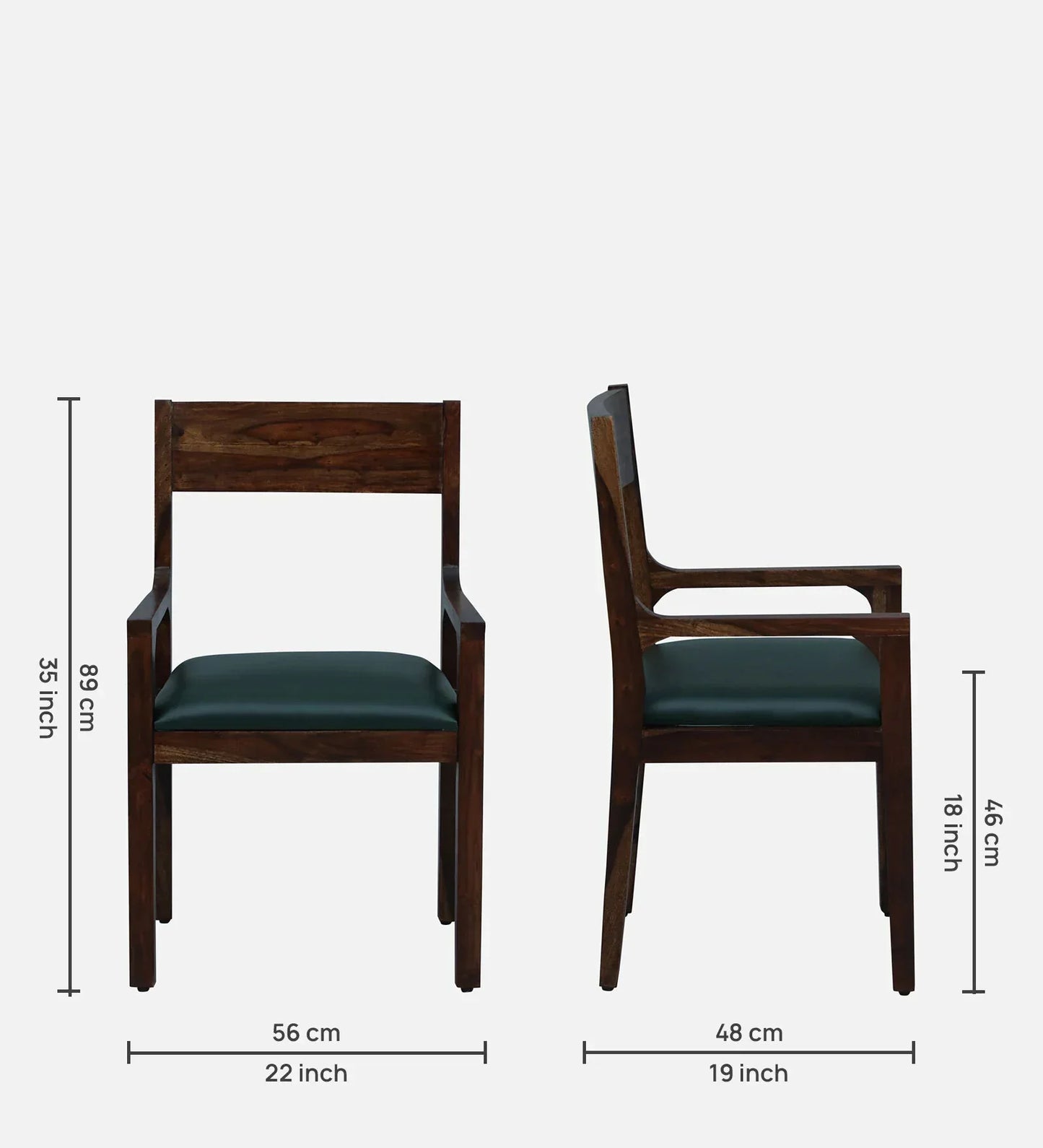 Arm Chair In Provincial Teak Finish
