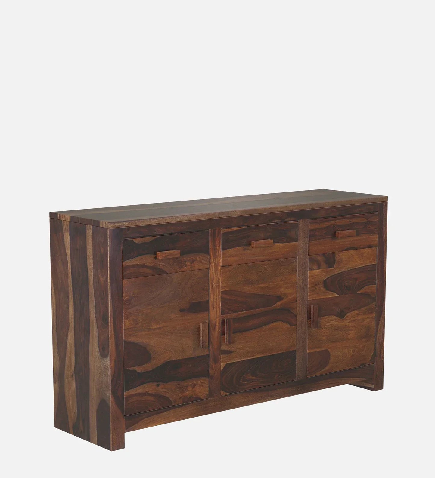 Sheesham Wood Sideboard In Provincial Teak Finish