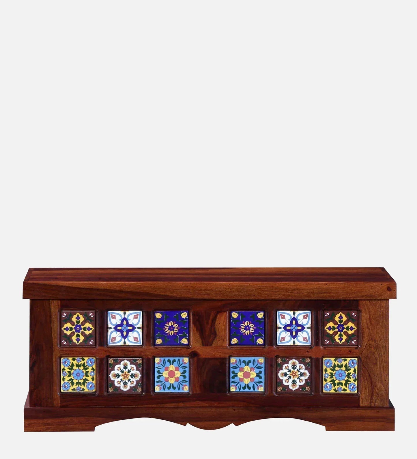 Sheesham Wood Trunk in Honey Oak Finish