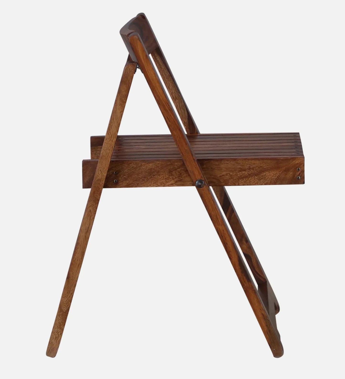 Sheesham Wood Folding Chair In Scratch Resistant Honey Oak Finish