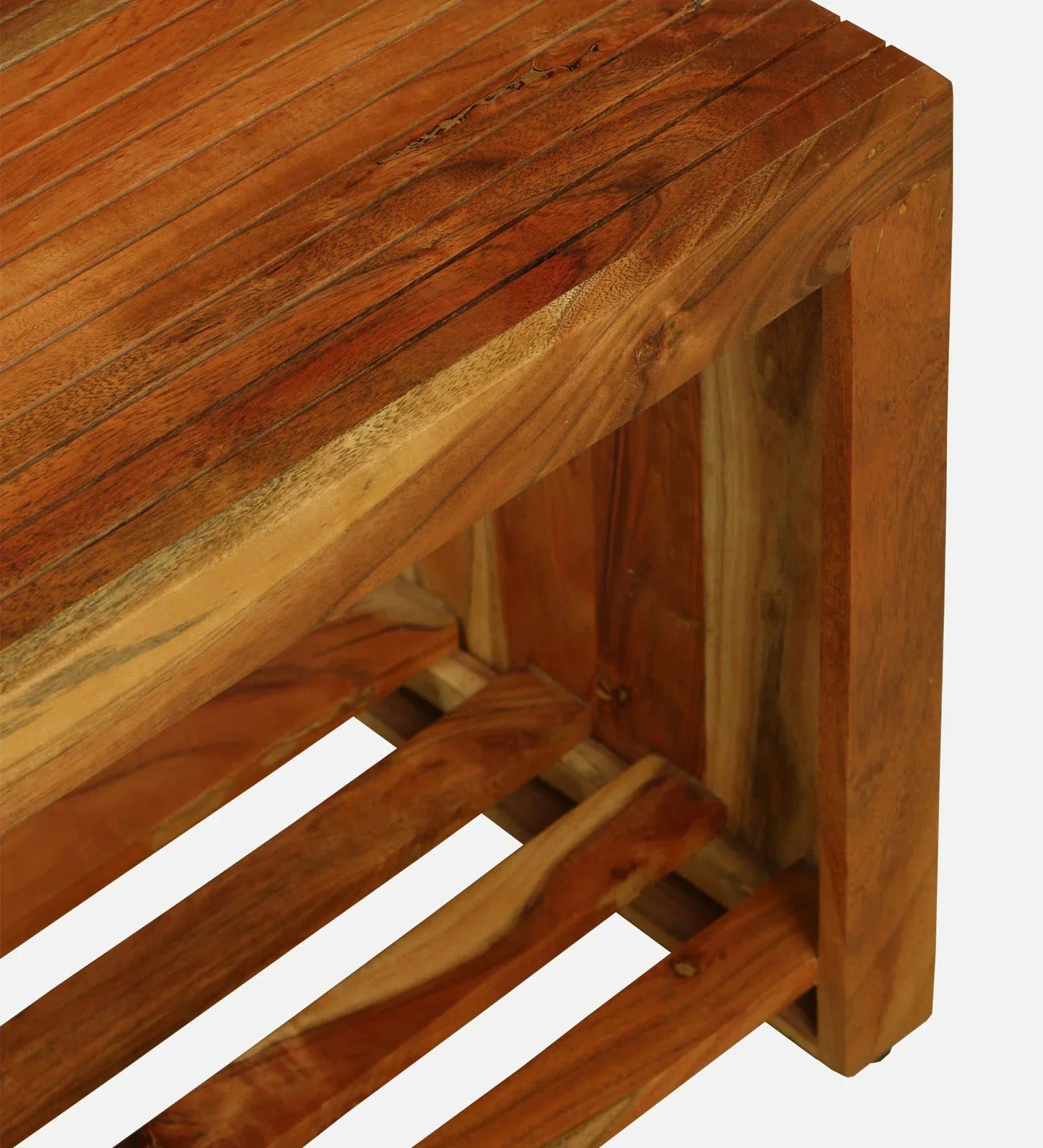 Acacia Wood Bench In Natural Finish