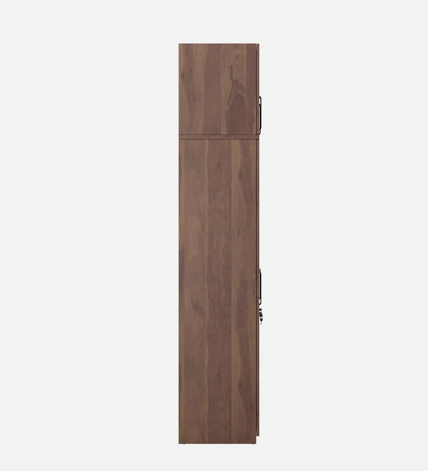 Solid Wood 4 Door Wardrobe With Loft In Sheesham Finish With Locker & Drawer