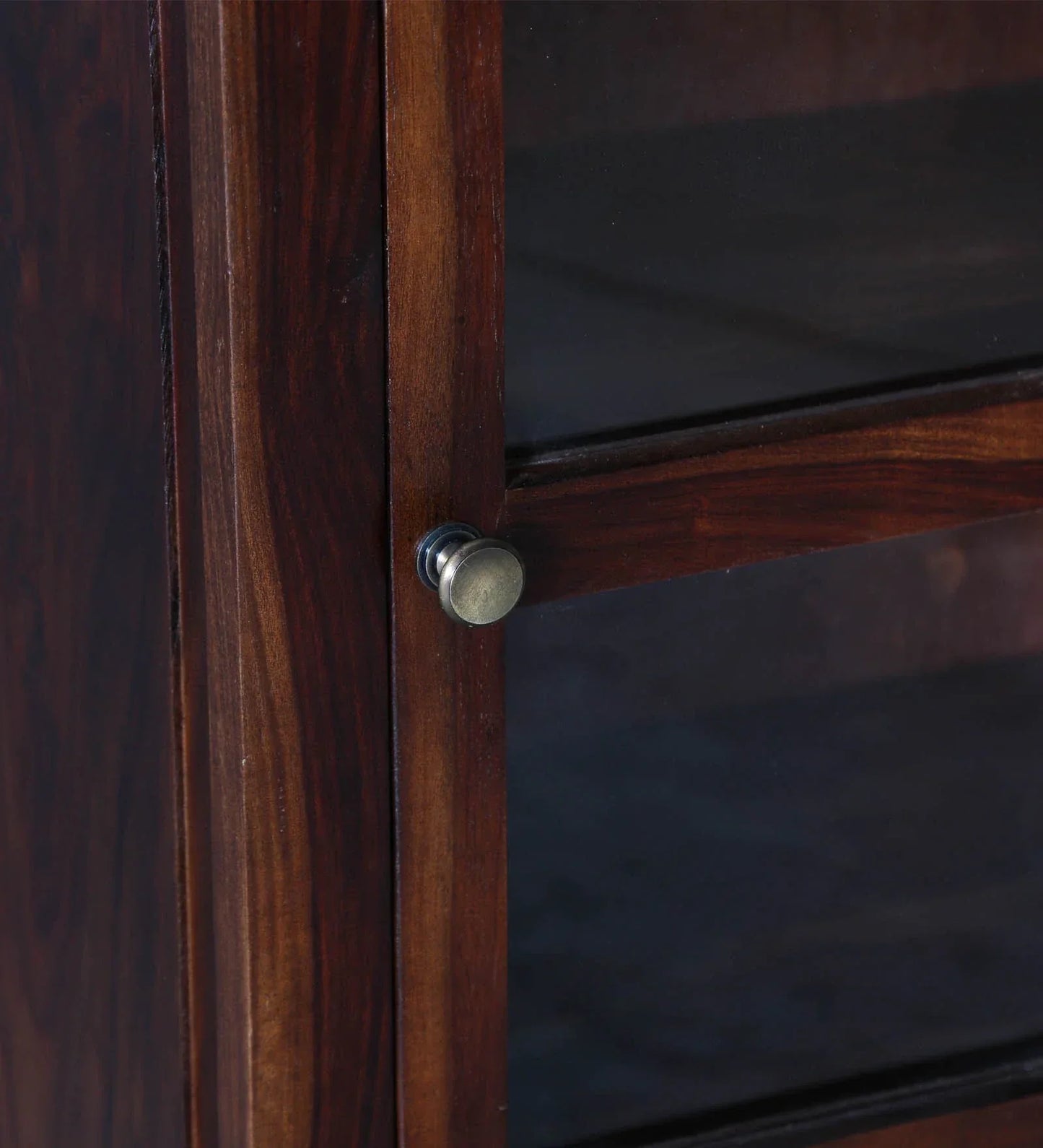 Sheesham Wood Book Case In Scratch Resistant Provincial Teak Finish